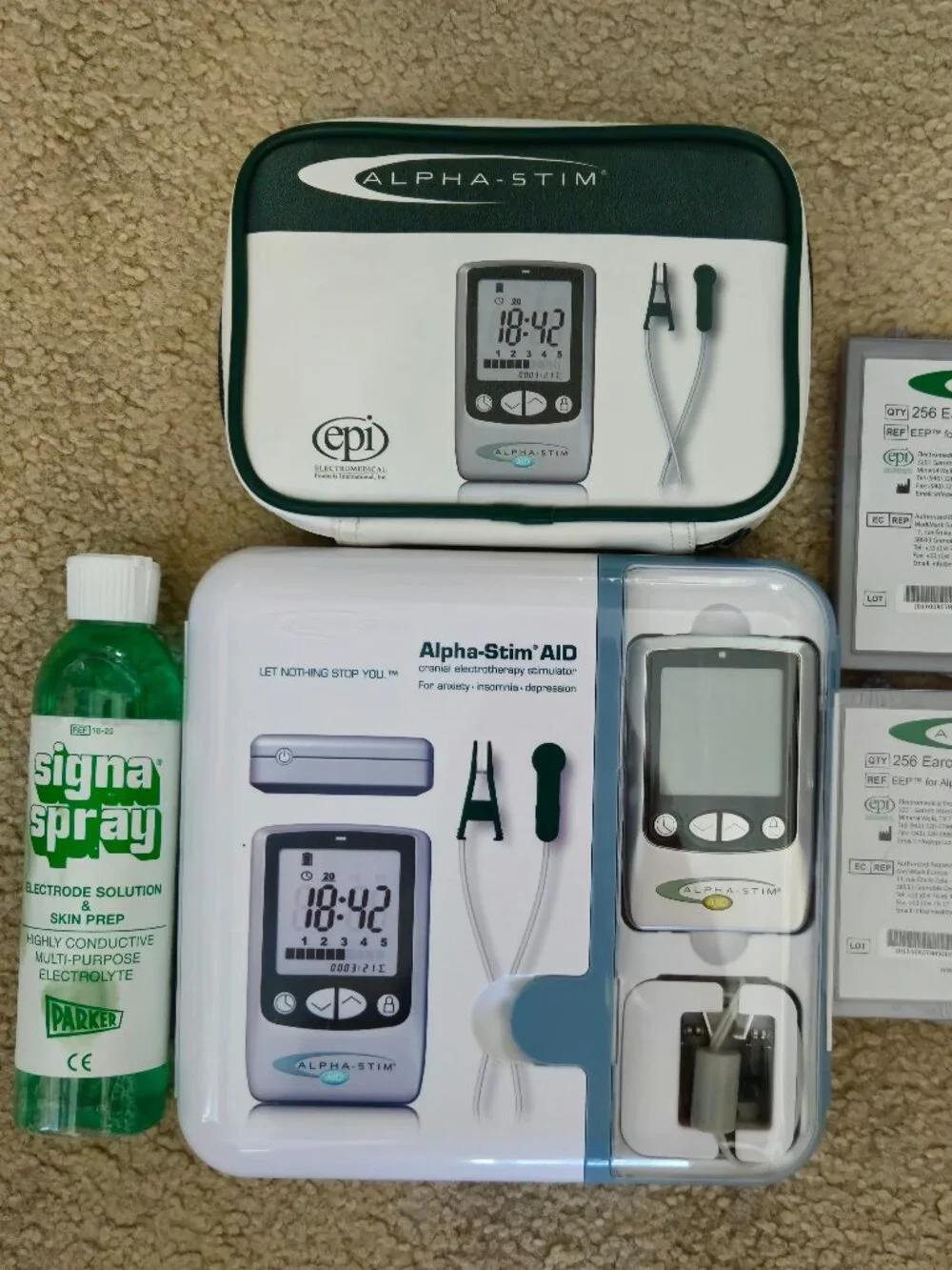 Cranial Electrotherapy Device Kit